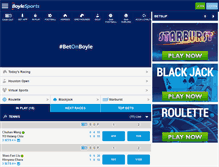 Tablet Screenshot of boylesports.com